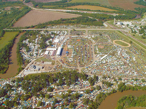 Winfield Aerial Photo during the Festival